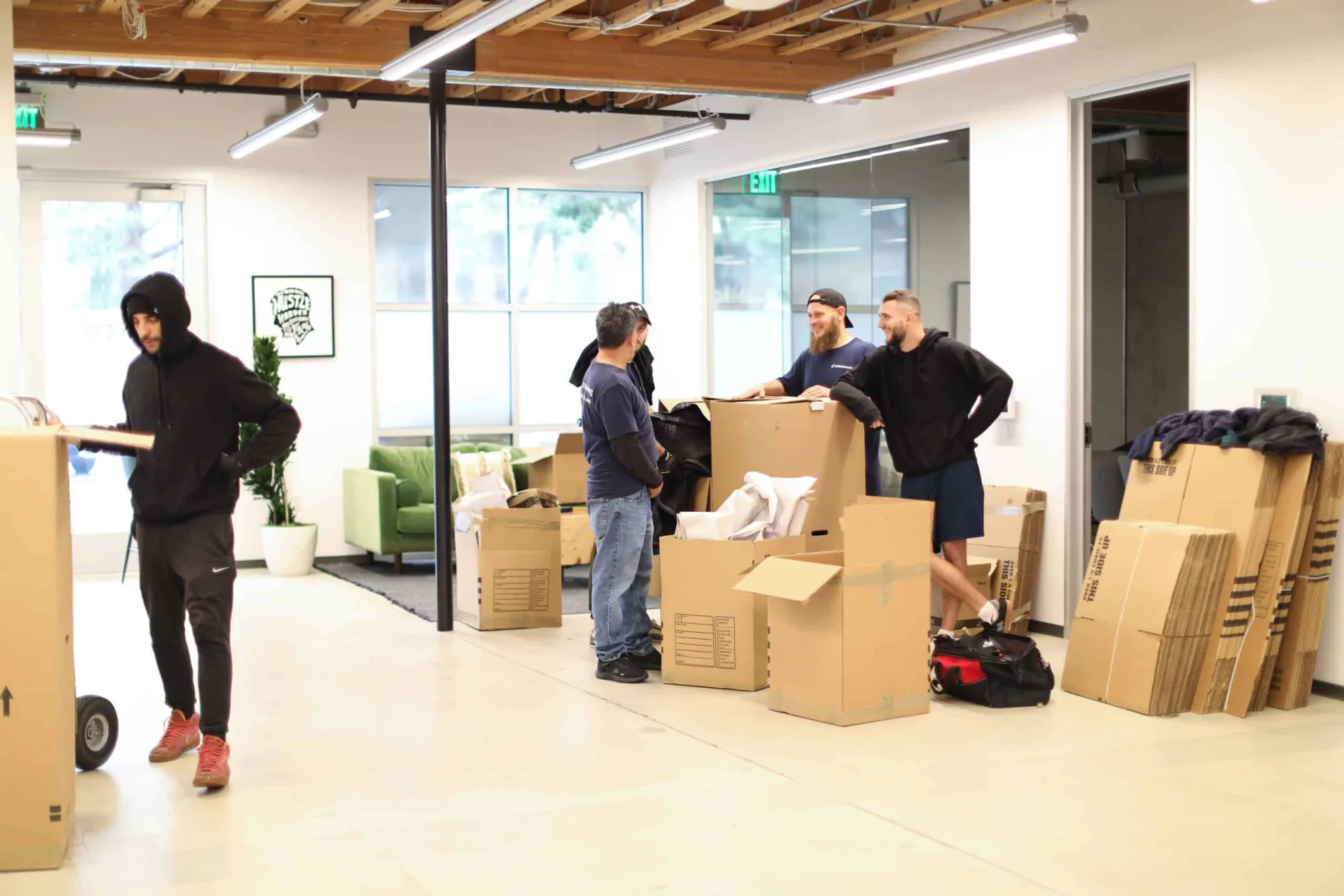 Commercial move in Downtown LA